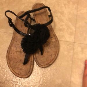 Black sandals
